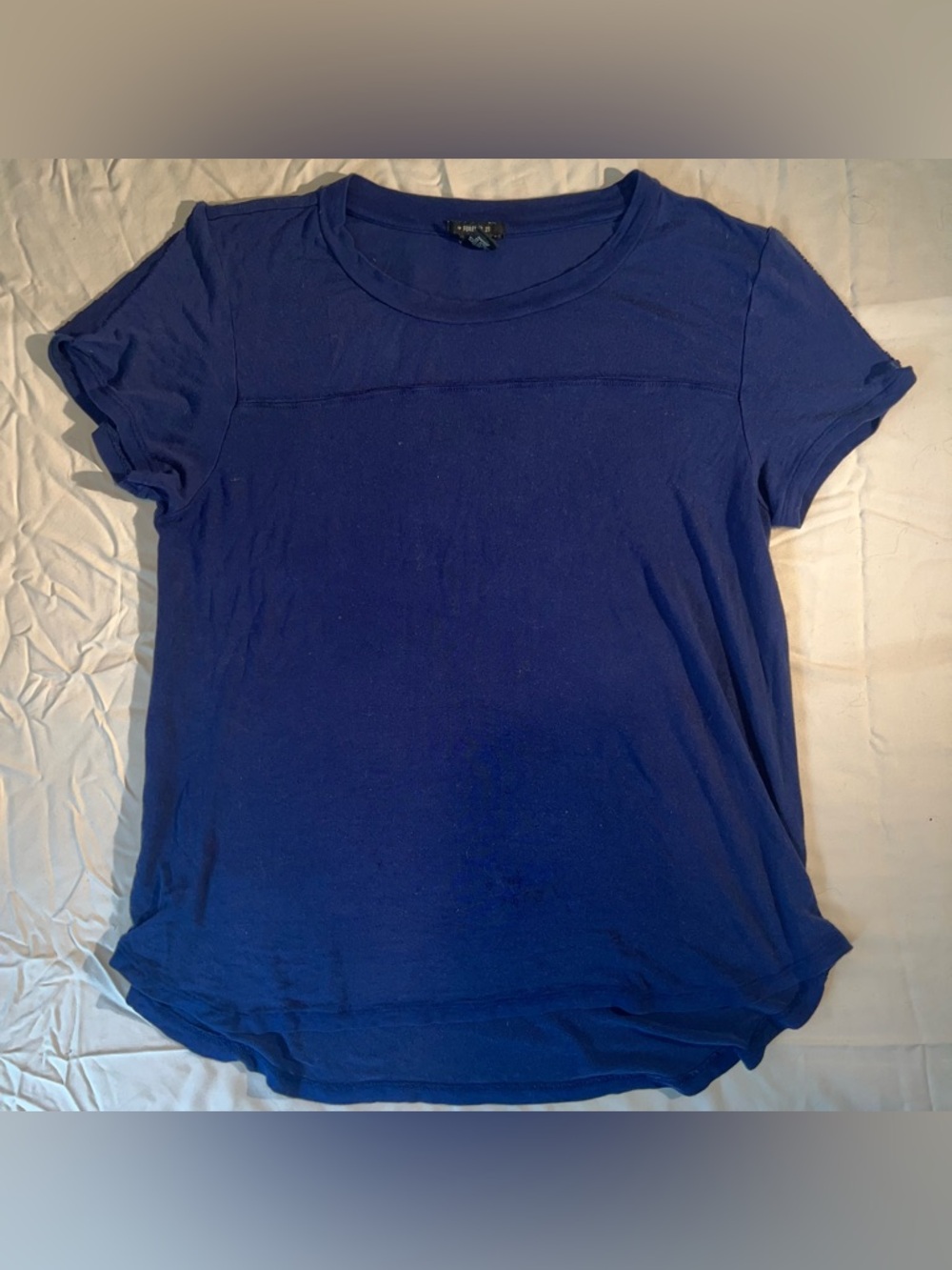 Forever 21 Navy Short Sleeve Crewneck Tee
